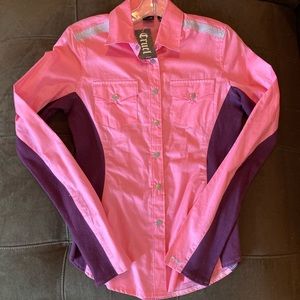 Pink and Purple Cruel Girl by Cinch Rodeo Shirt
